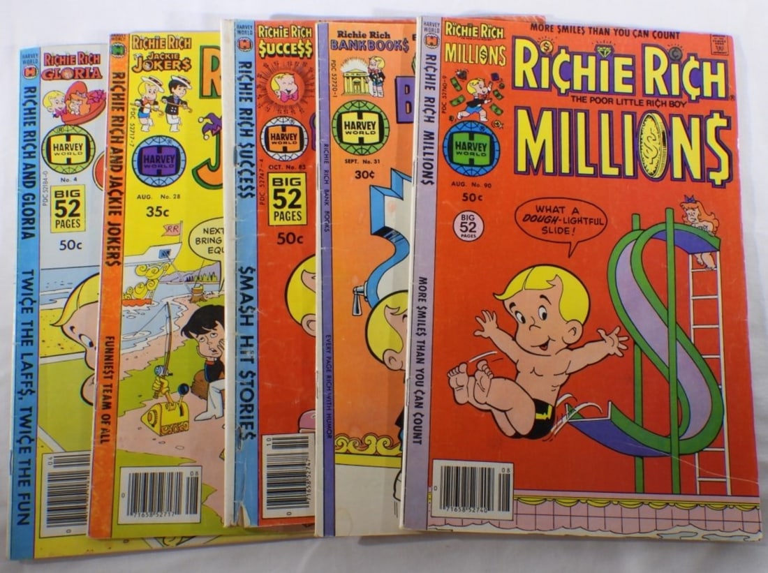 (5) Richie Rich Comics (1 of 3)