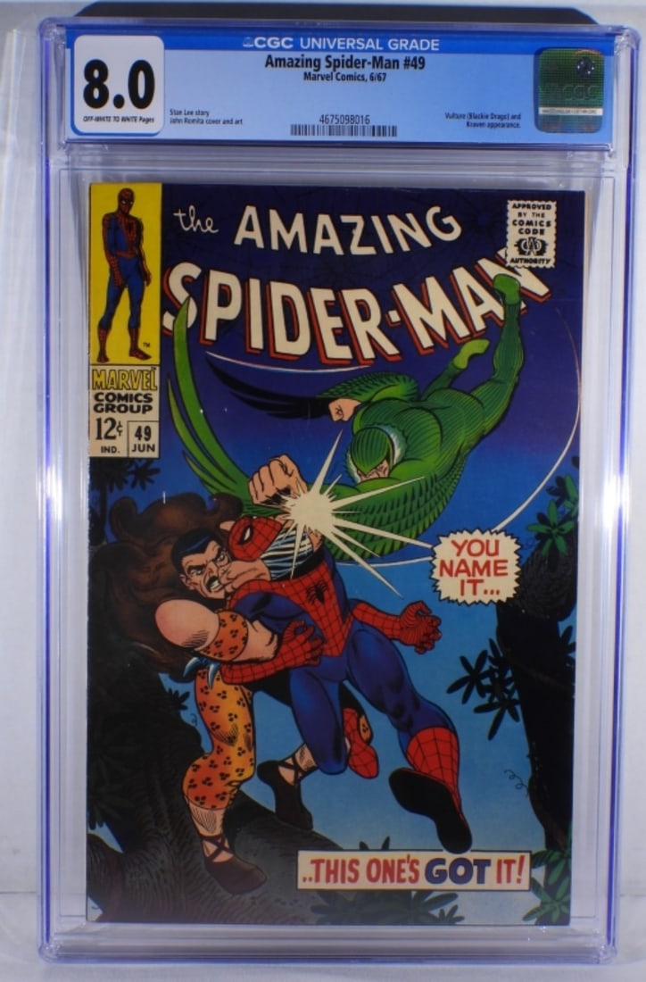 Amazing Spider-Man #49 Graded CGC 8 (1 of 3)