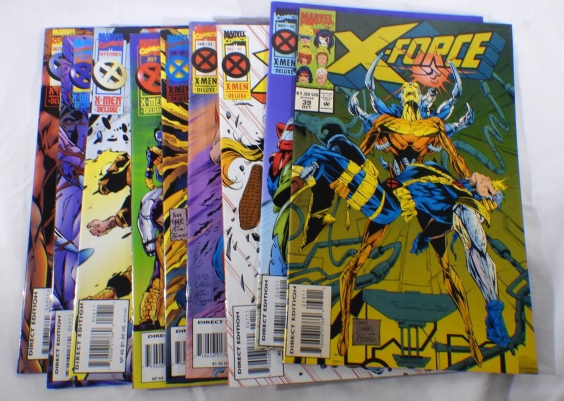 (10) 1990s Marvel X-Men X Force Mixed Lot (1 of 2)