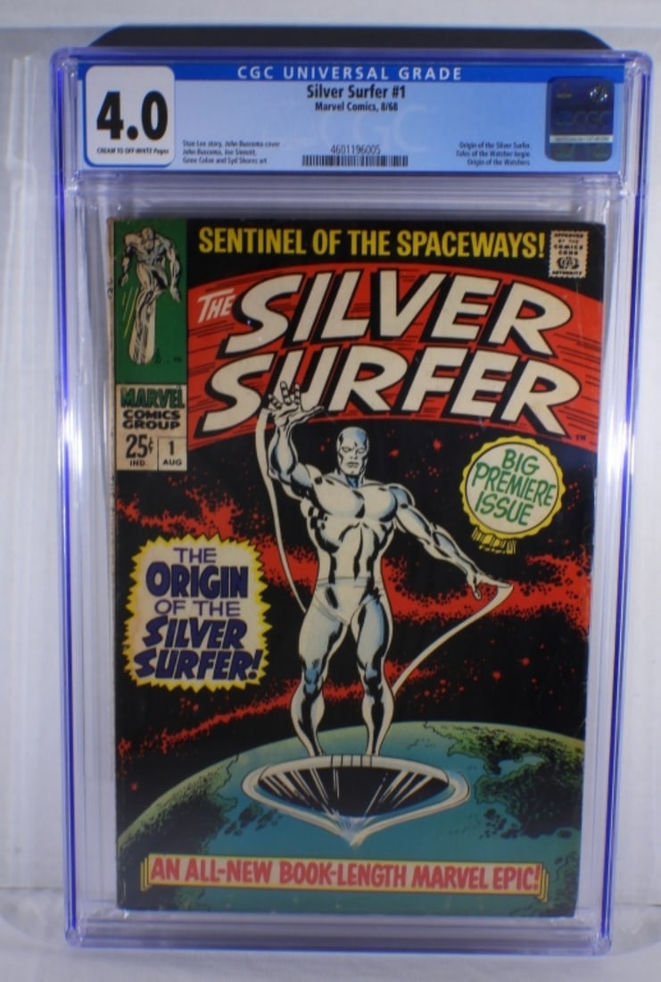 Marvel Silver Surfer #1 Graded CGC 4.0 (1 of 3)