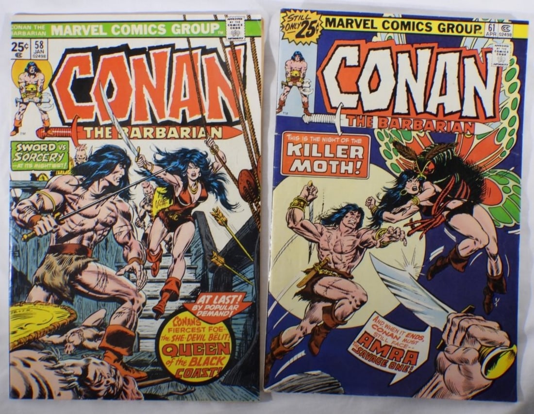 (2) Conan The Barbarian Number 58 & 61 Vg (1 of 4)