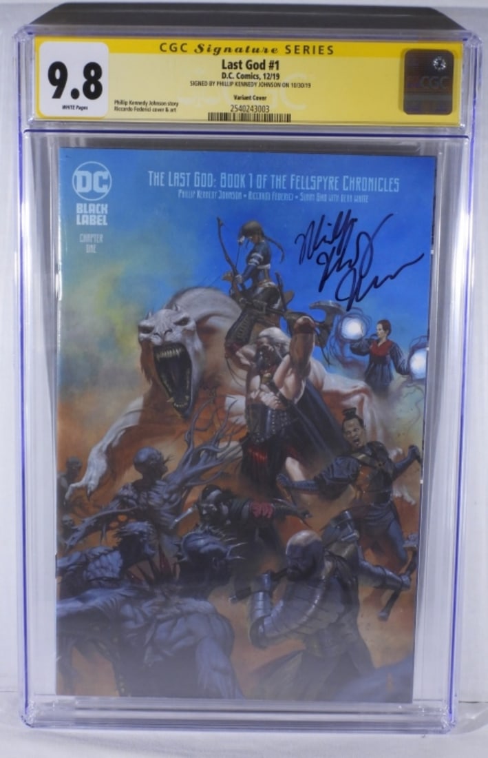 DC Signed Last God #1 Graded CGC 9.8 (1 of 3)