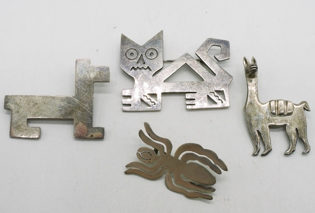 Vintage 925 Dellapina Brooches (1 of 2)