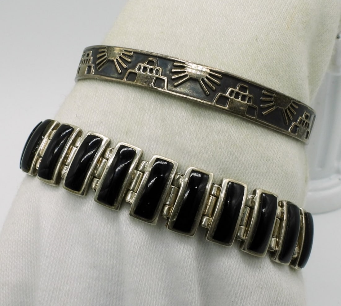 Mexico & Sanjel Sterling Bracelets (1 of 2)