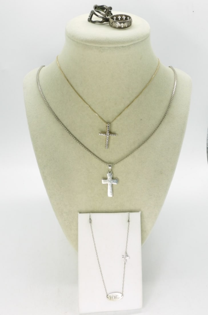 Religious Cross 925 Necklaces & More (1 of 4)