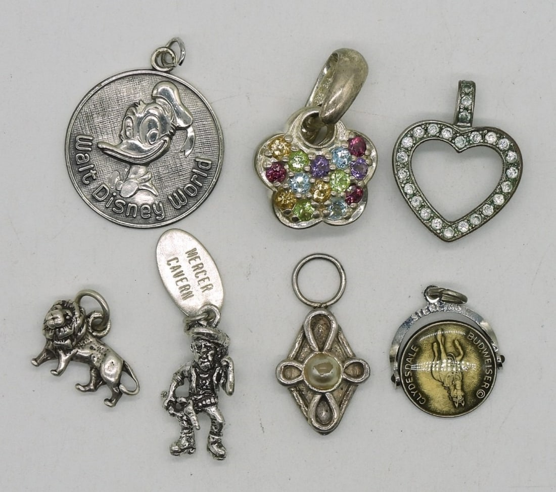 7 Sterling Pendants & Charms (1 of 1)