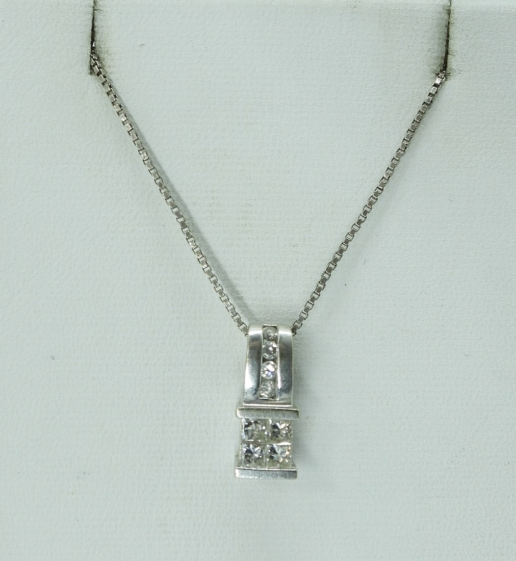 Diamond 14k & Sterling Necklace (1 of 3)