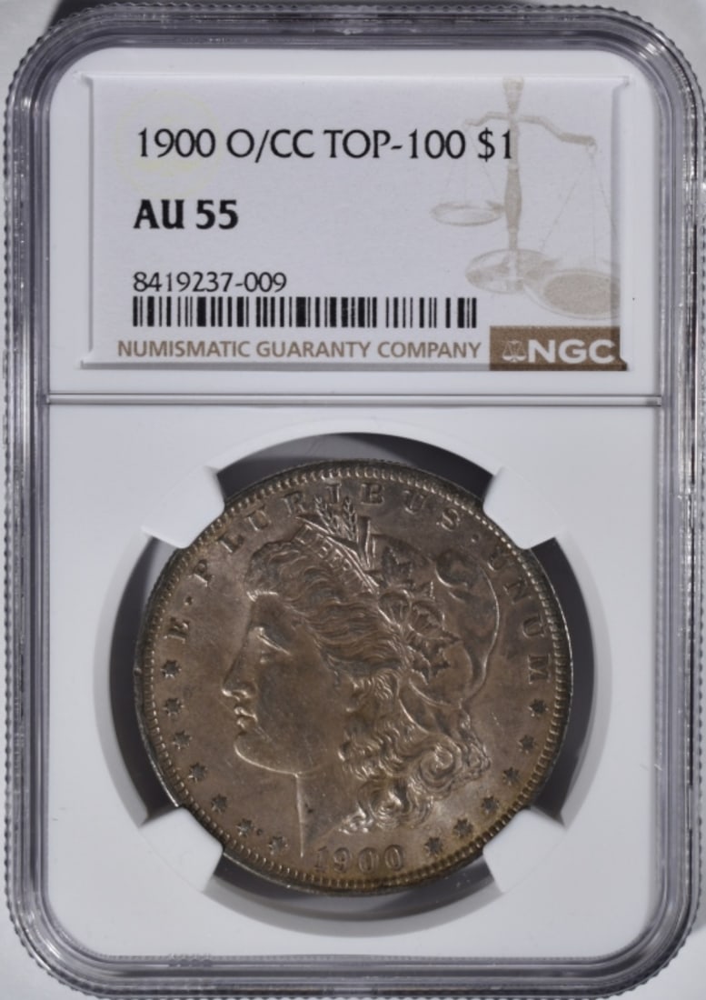 1900-O/CC Morgan Dollar, NGC AU-55 (1 of 1)