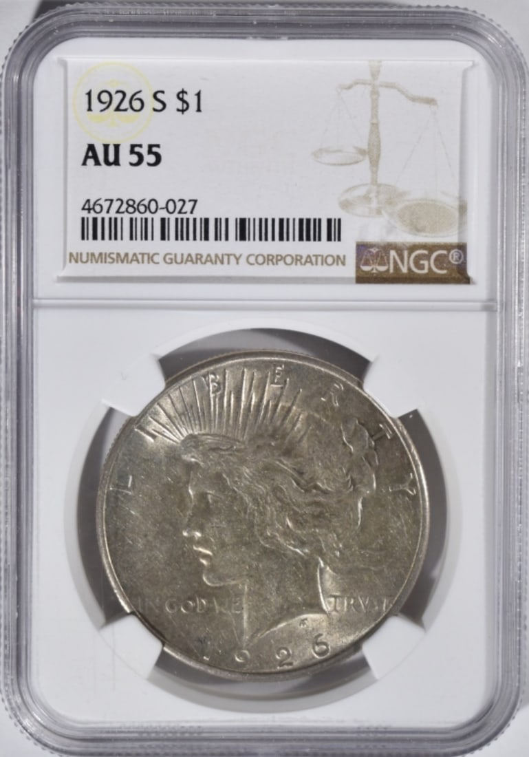 1926-S Peace Dollar, NGC AU-55: Top-rated online Auction House.