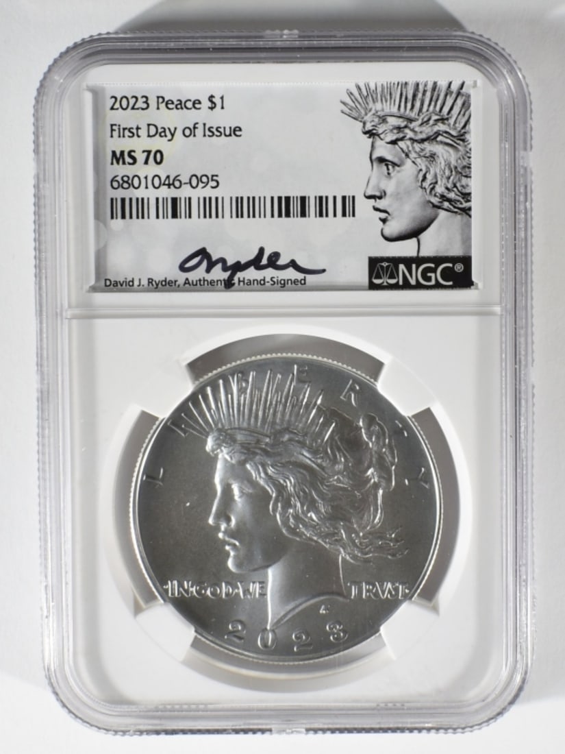 2023 Peace Dollar, NGC MS-70: First Day Issue