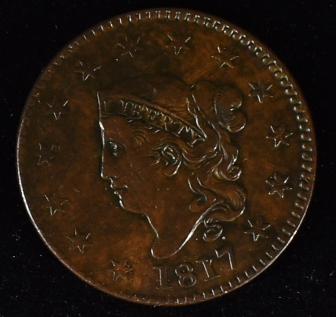 1817 Large Cent, 13 Star (1 of 2)