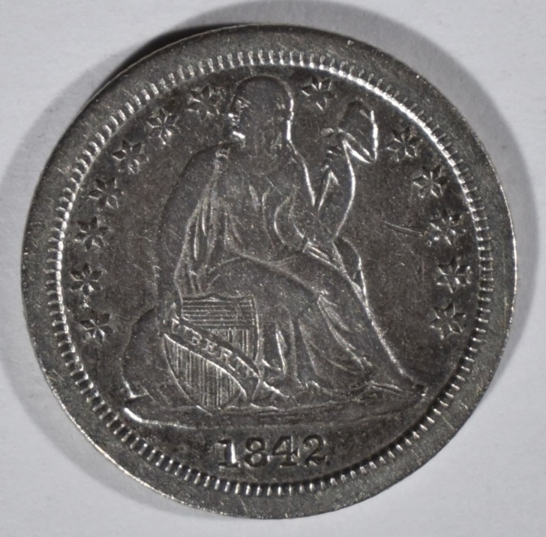 1842-O Seated Dime (1 of 2)