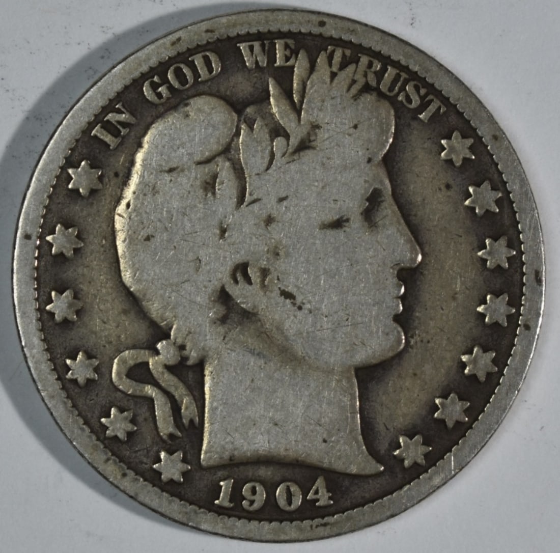 1904-S Barber Half Dollar (1 of 2)