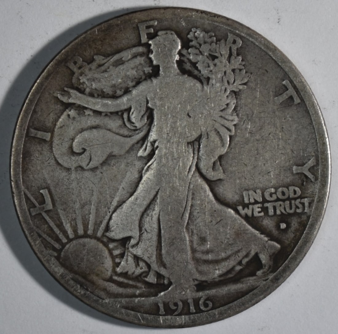 1916-D Walking Liberty Half: Follow us on Facebook, Instagram, X, and TikTok.