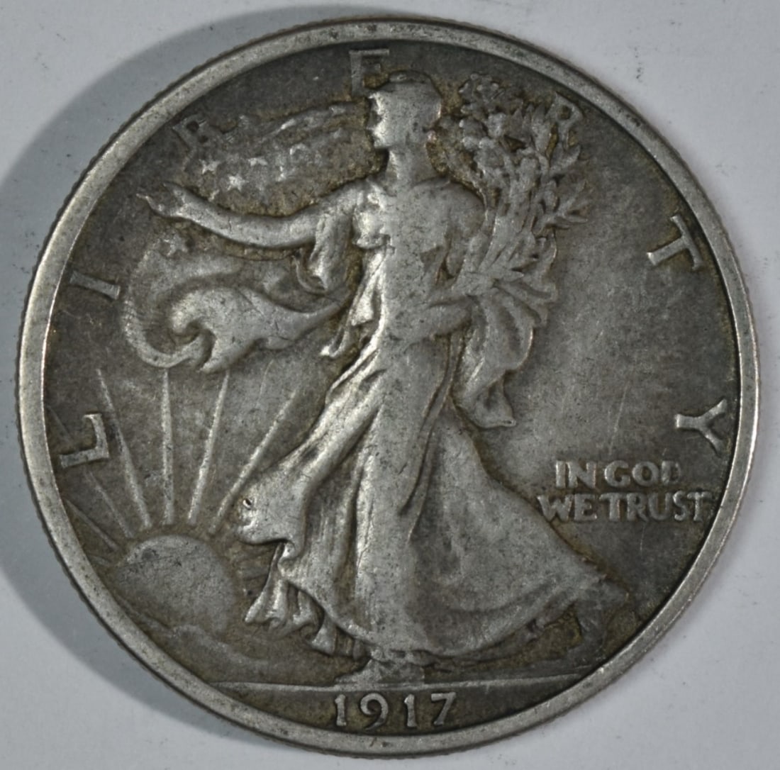 1917-D Rev Walking Liberty Half: Bid with Vintage Auctions!