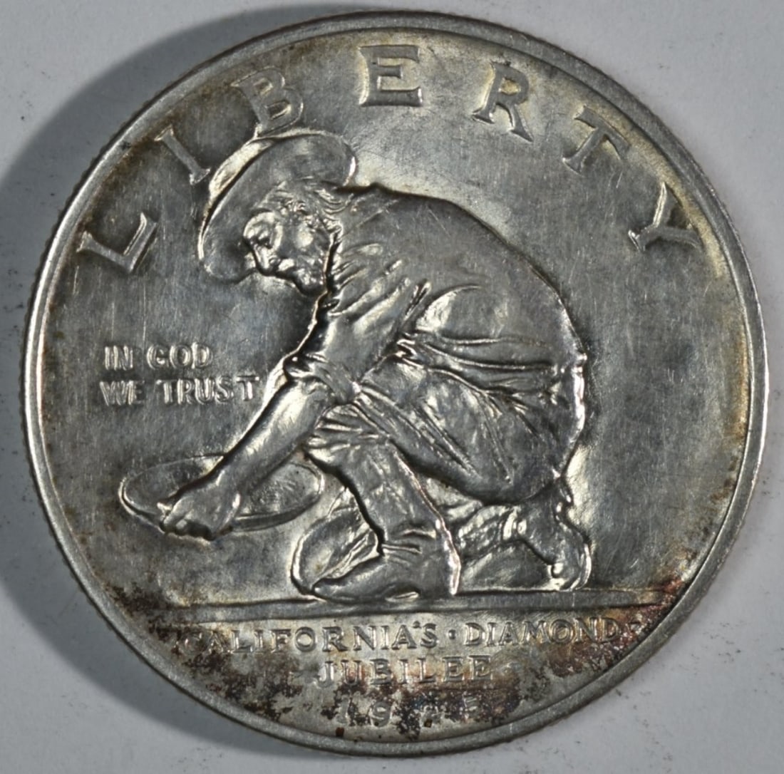 1925-S California Diamond Jubilee Commem Half: Follow us on Facebook, Instagram, X, and TikTok.