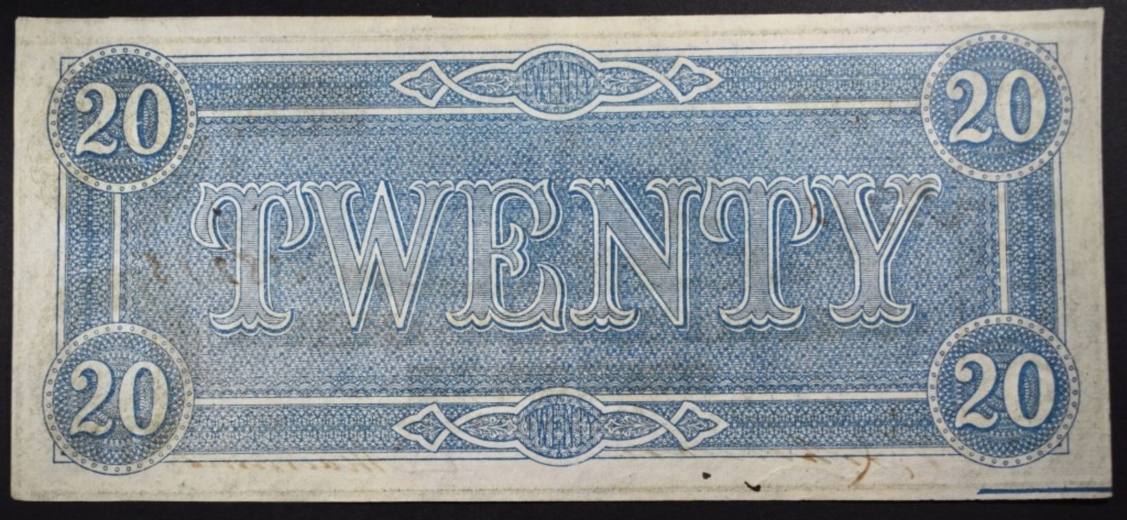 1864 $20 Confederate Note - 2