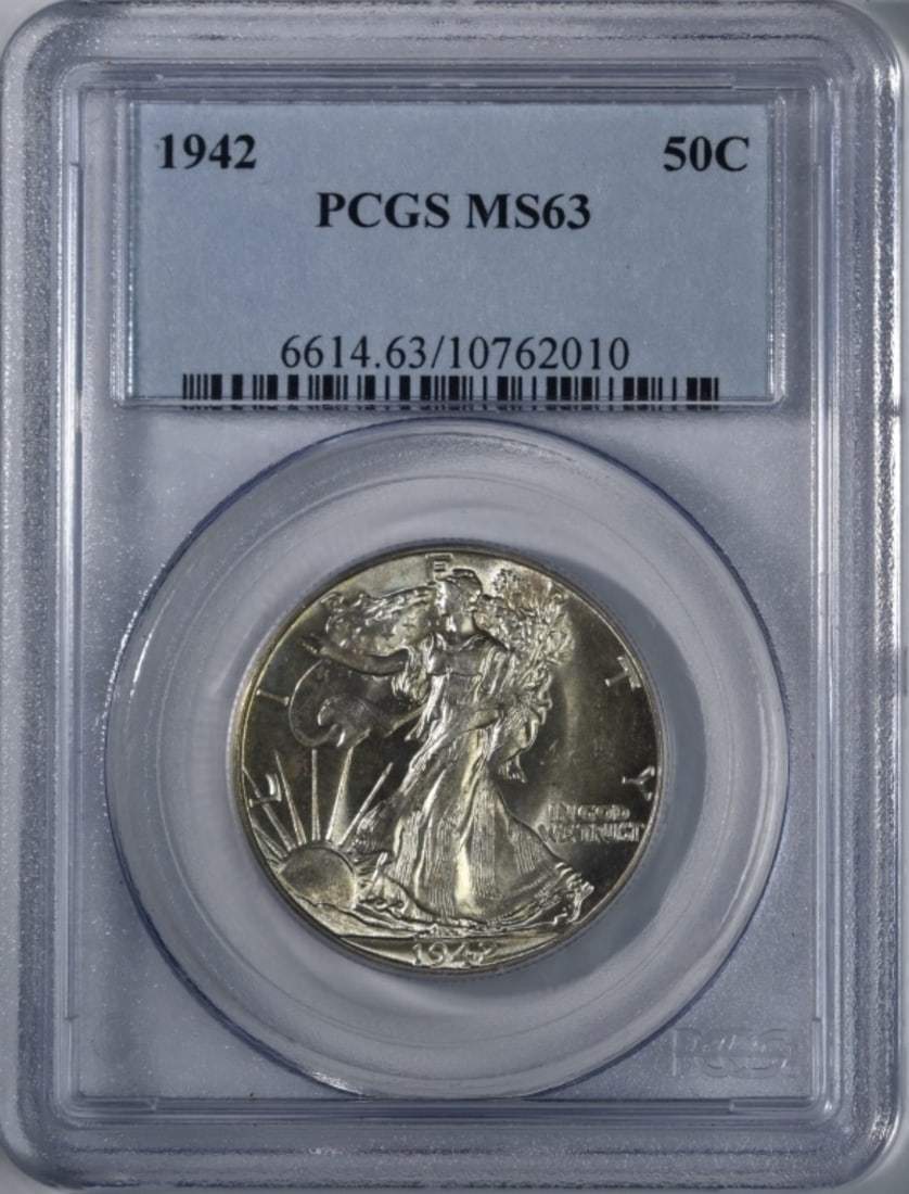 1942 Walking Libert Half, PCGS MS-63 (1 of 2)