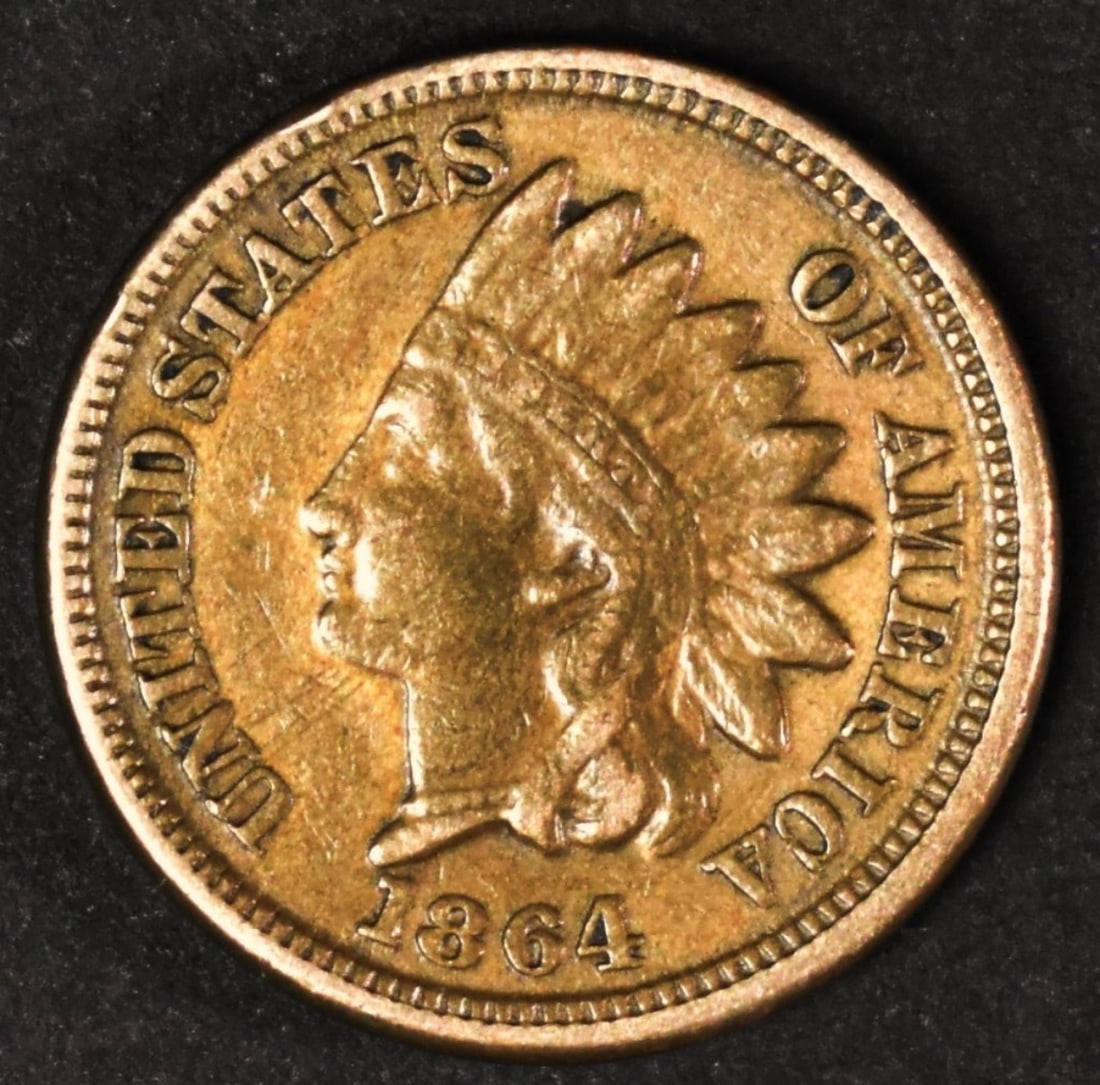 1864 Copper Nickel Indian Cent: Follow us on Facebook, Instagram, X, and TikTok.