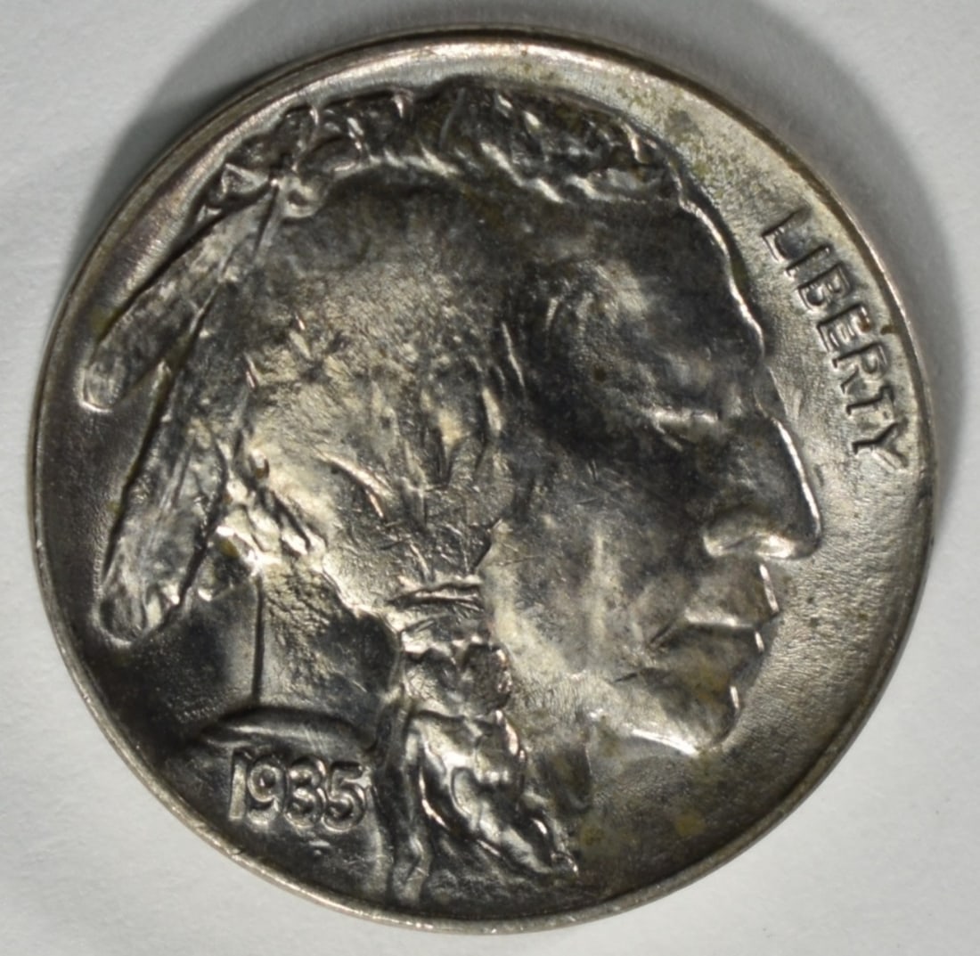 1935 Buffalo Nickel: Follow us on Facebook, Instagram, X, and TikTok.