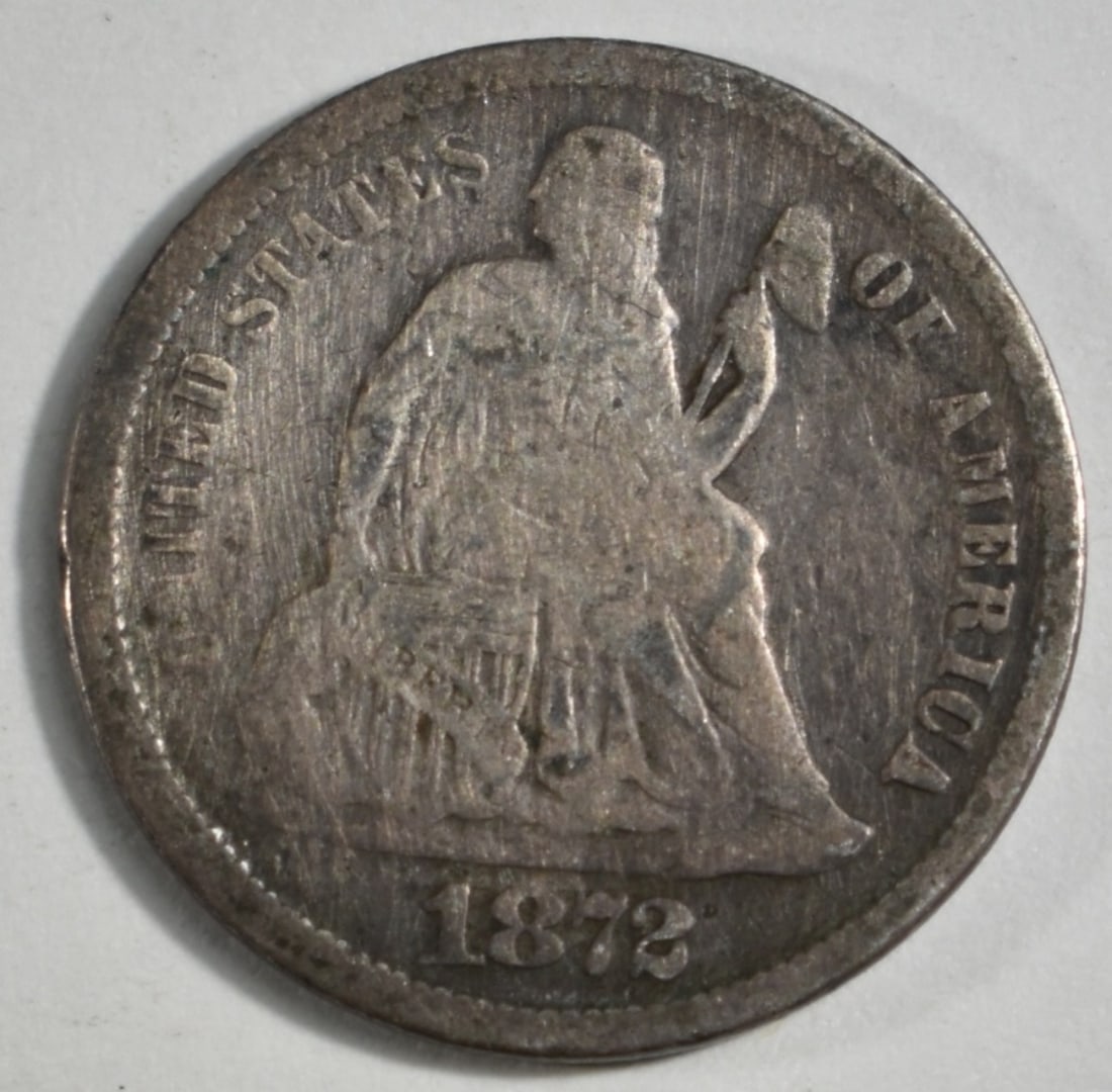 1872-S Seated Dime (1 of 2)