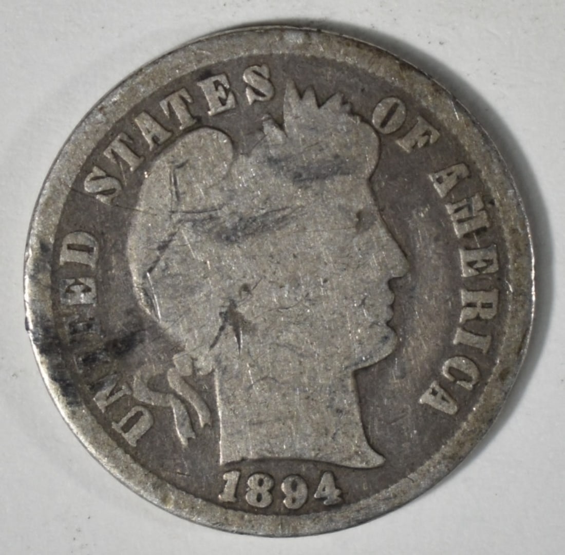 1894 Barber Dime (1 of 2)