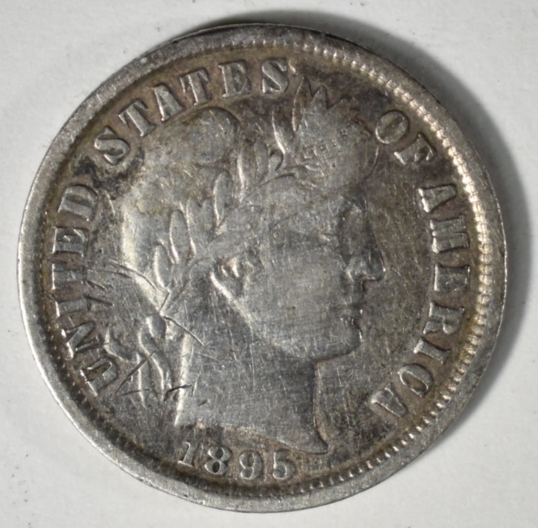 1895 Barber Dime (1 of 2)