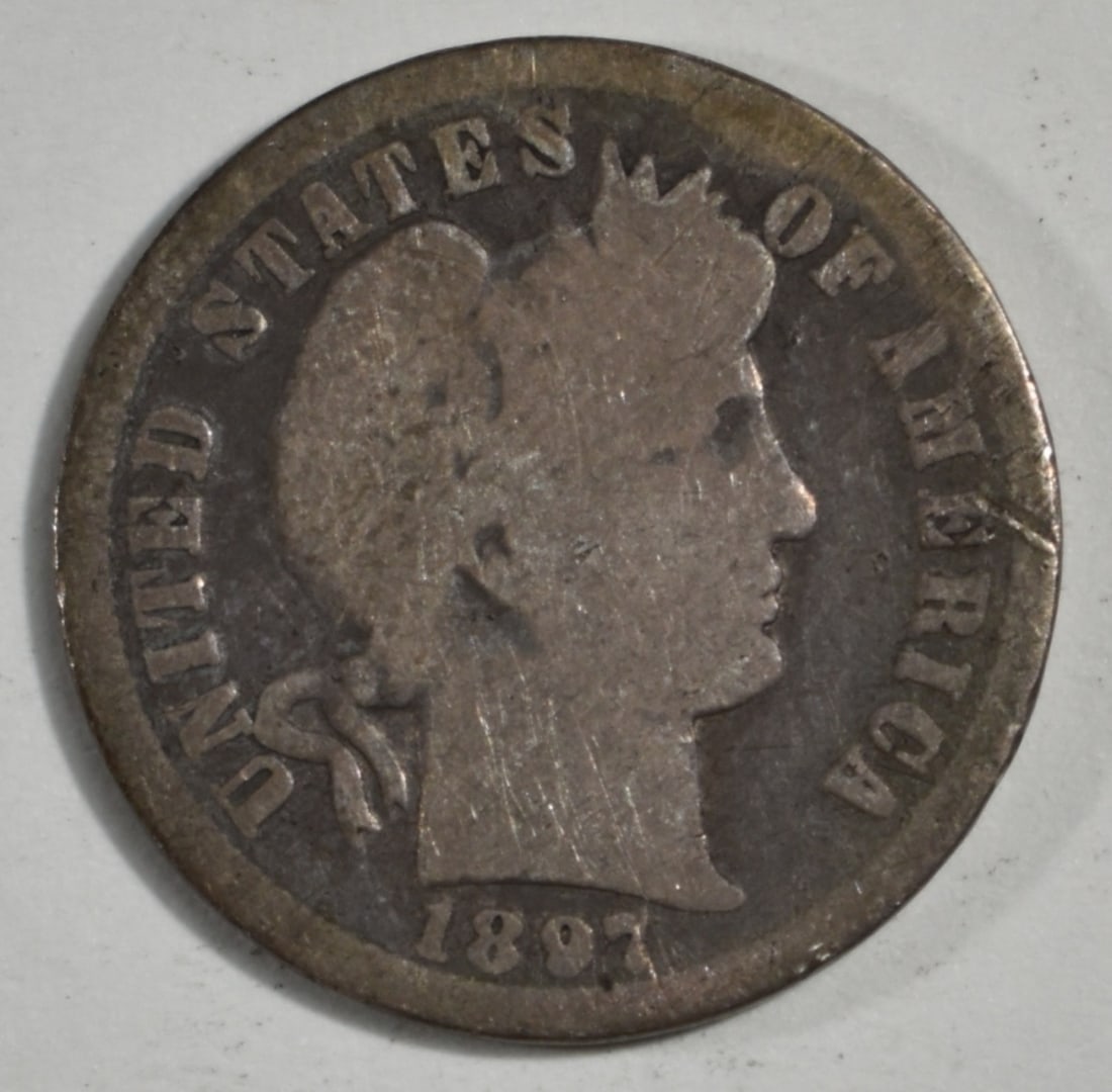 1897-O Barber Dime (1 of 2)