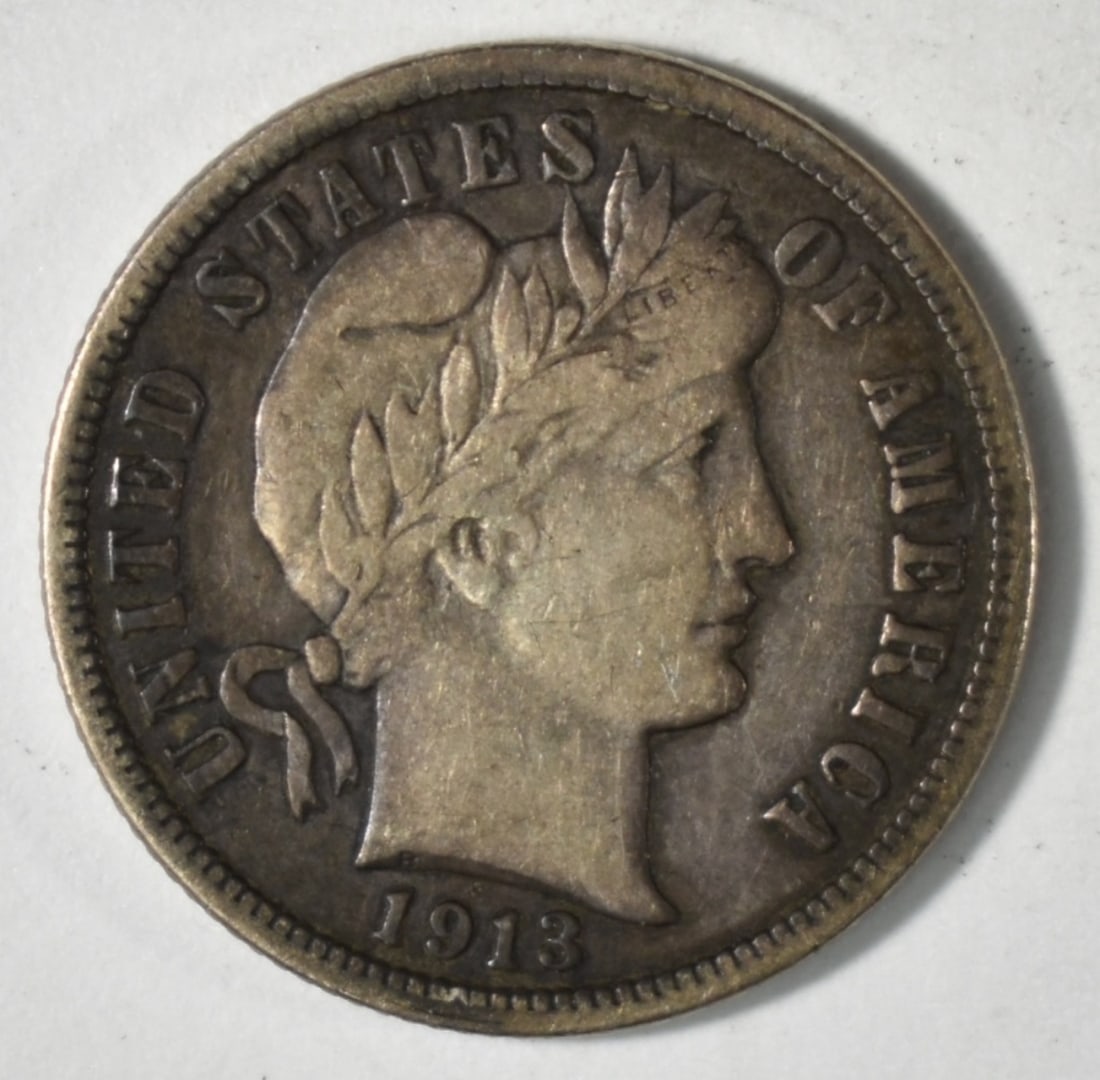 1913-S Barber Dime (1 of 2)