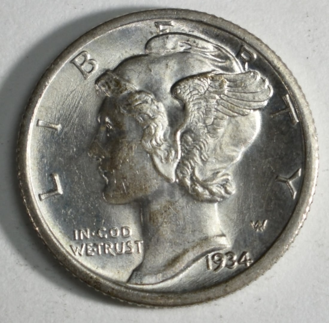 1934 Mercury Dime (1 of 2)