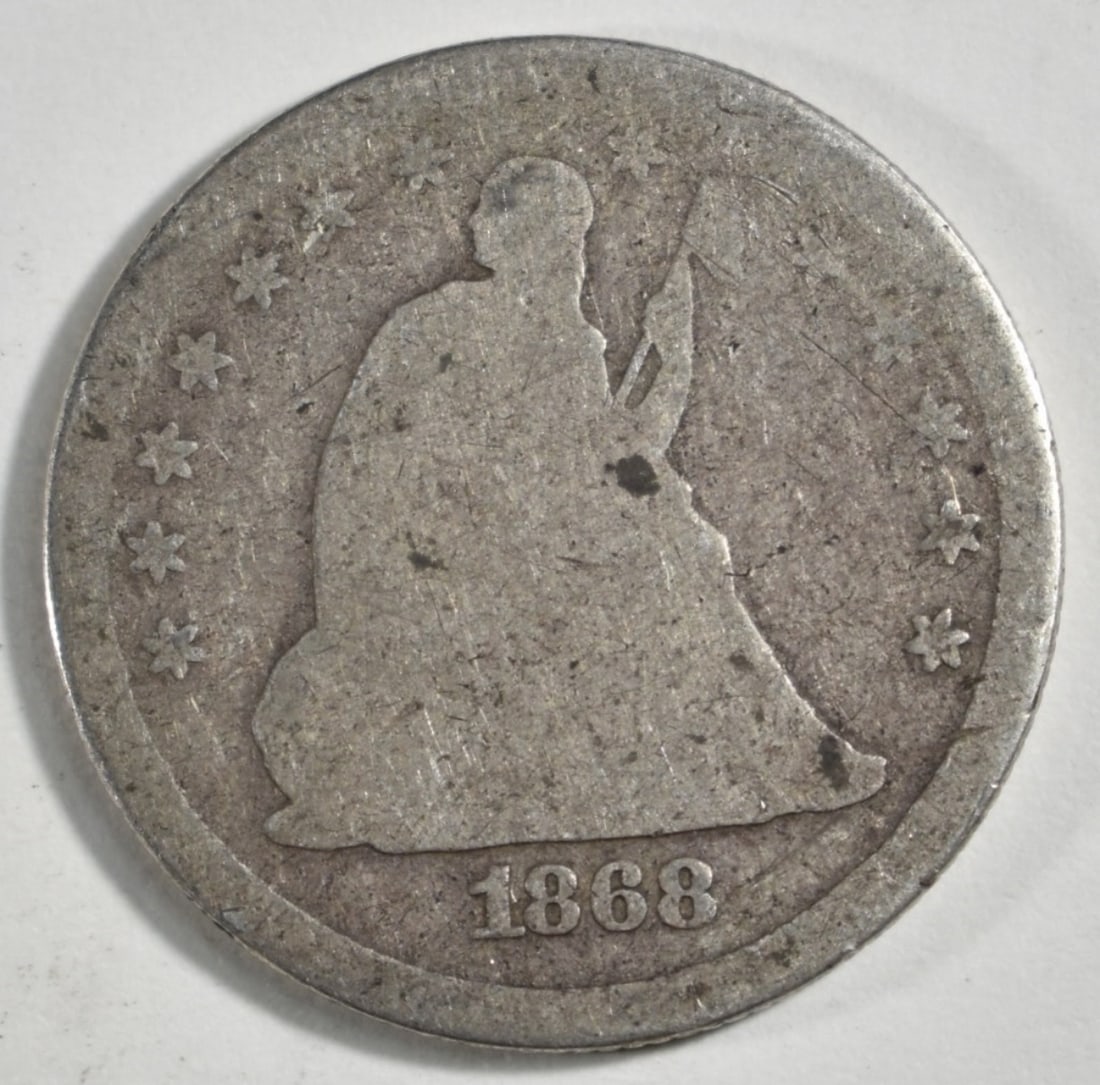 1868 Seated Quarter (1 of 2)