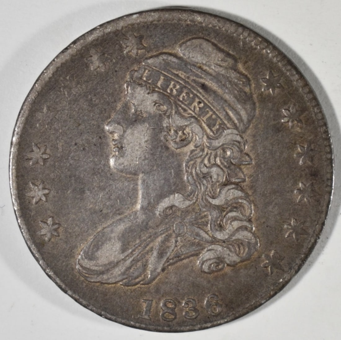 1836 Lettered Edge Bust Half Dollar (1 of 2)