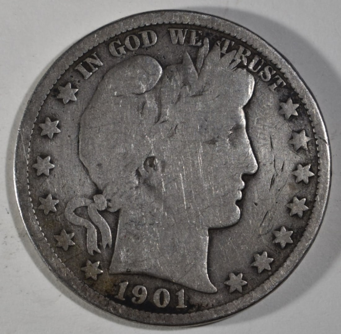 1901-S Barber Half Dollar (1 of 2)