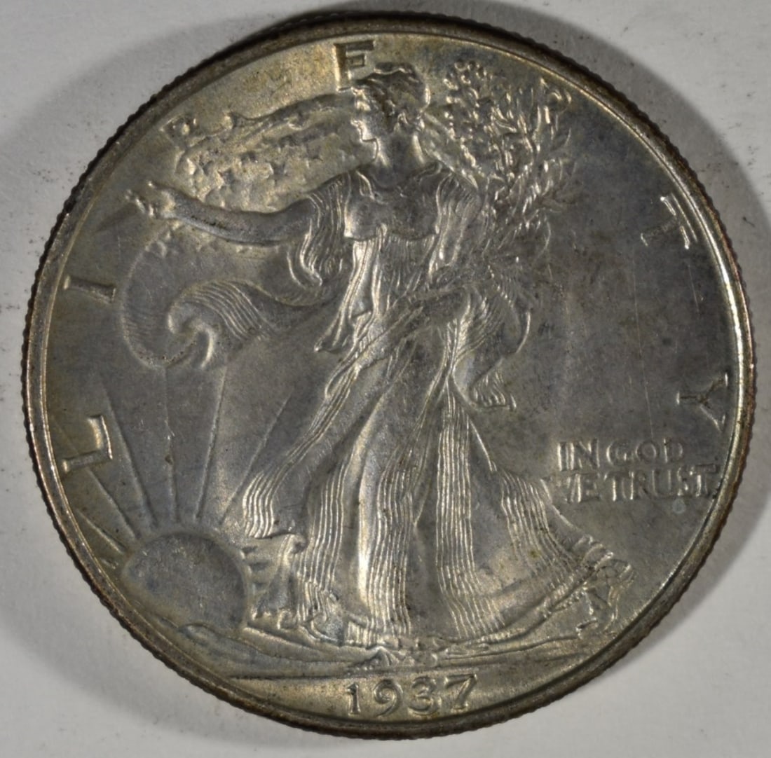 1937 Walking Liberty Half Dollar (1 of 2)