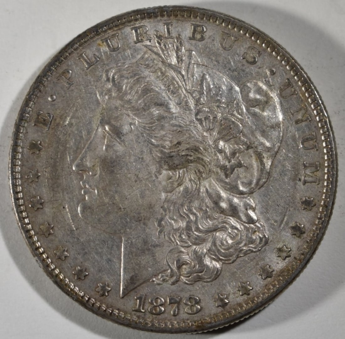 1878 8TF Morgan Dollar: Follow us on Facebook, Instagram, X, and TikTok.