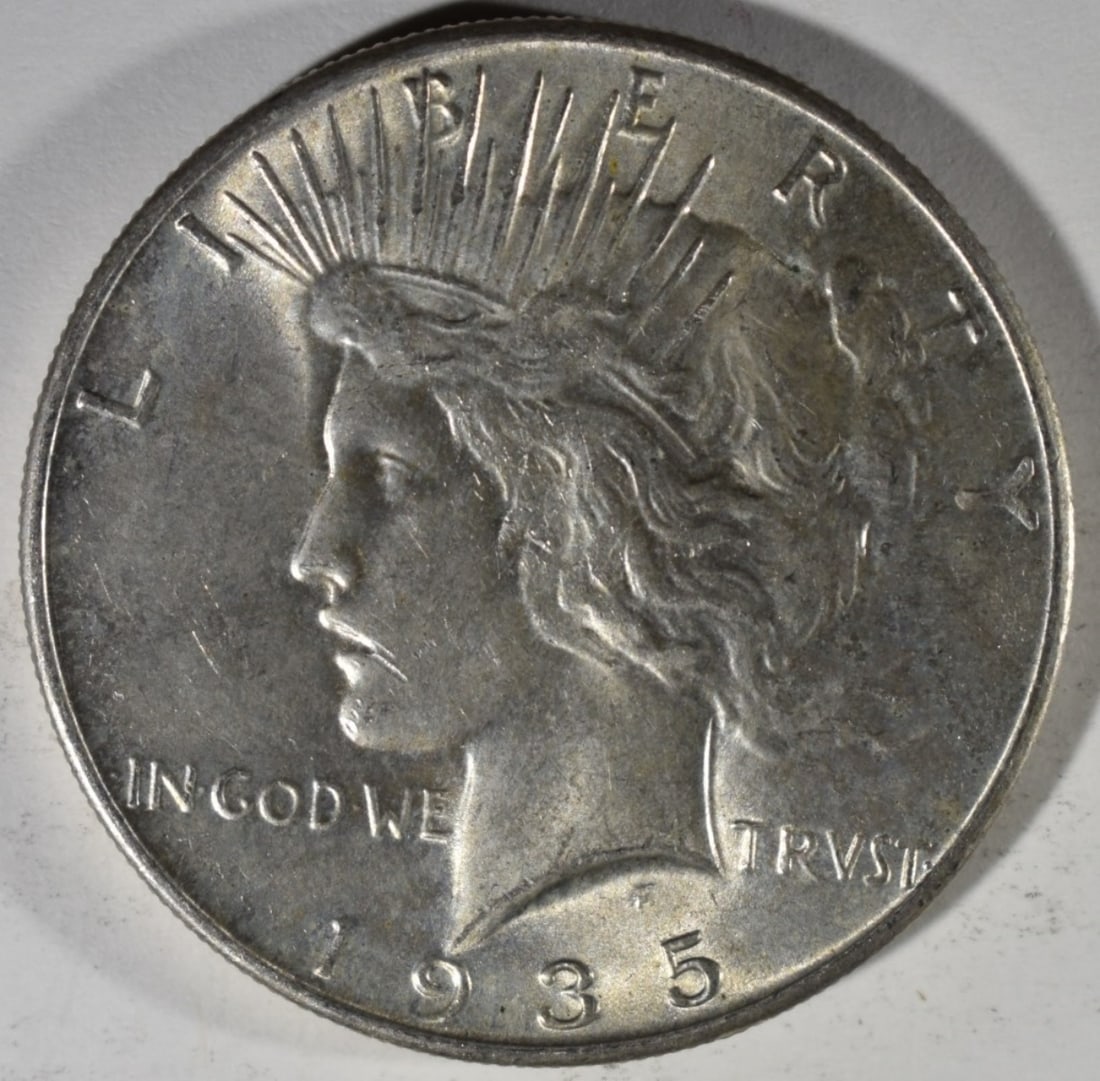 1935 Peace Dollar: Follow us on Facebook, Instagram, X, and TikTok.