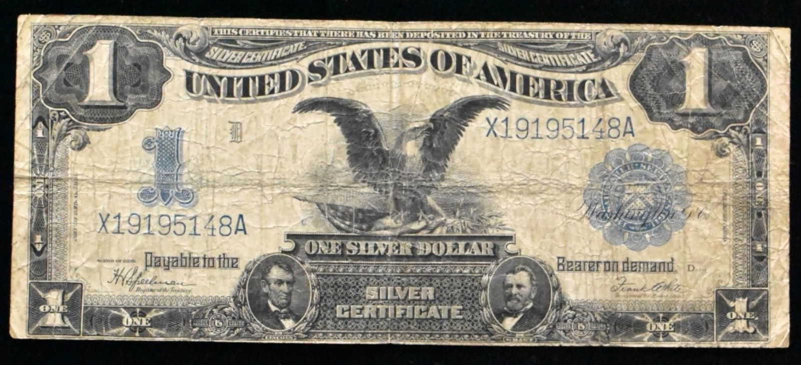 1899 $1 Black Eagle Silver Cert (1 of 2)