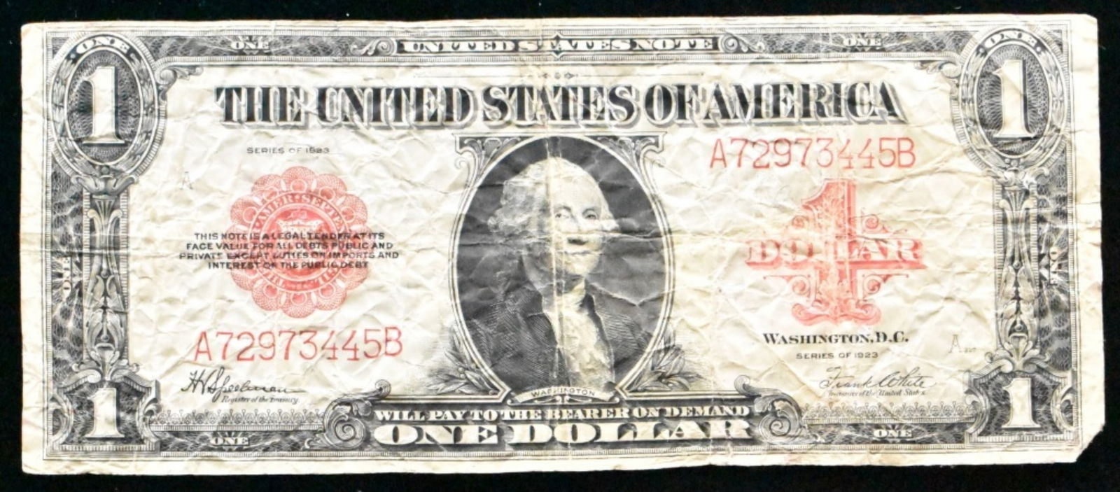 1923 $1 Red Seal (1 of 2)
