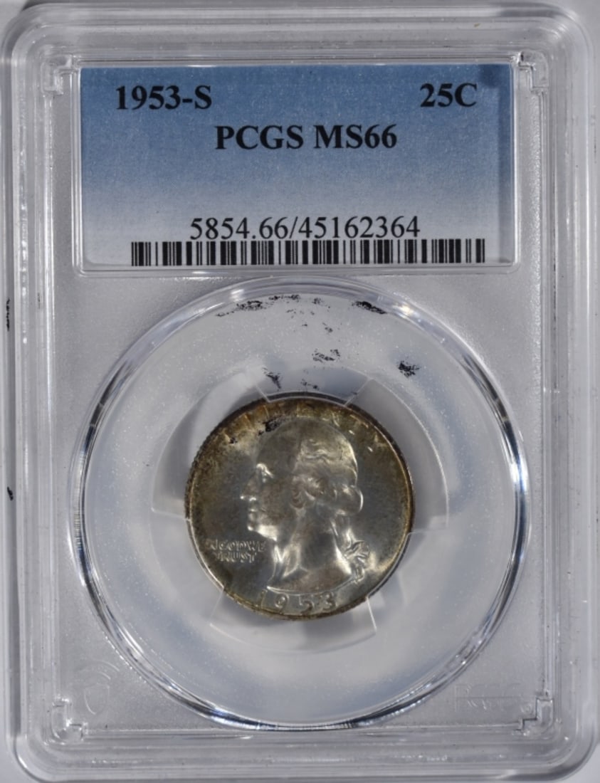 1953-S Washington Quarter, PCGS MS-66 (1 of 2)
