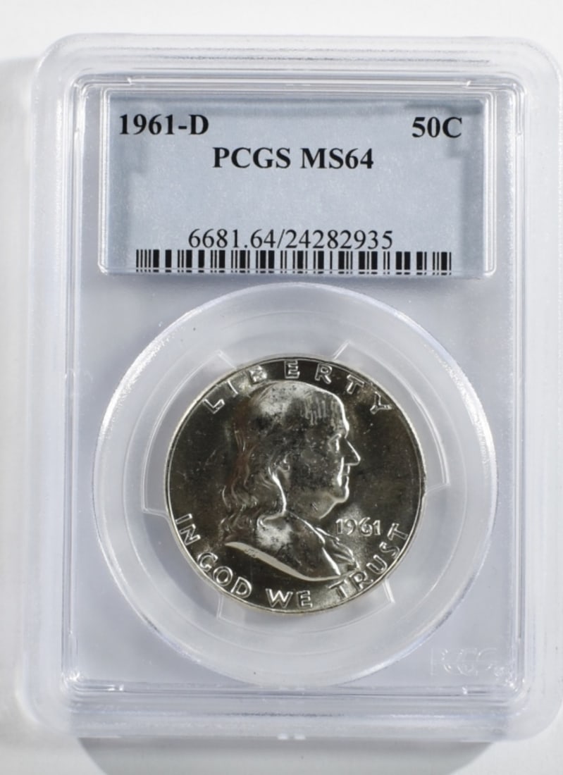 1961 Franklin Half, PCGS MS-64 (1 of 2)