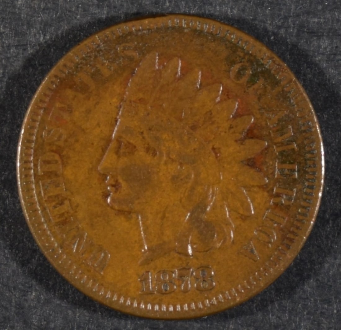 1878 Indian Cent: Bid with Vintage Auctions!