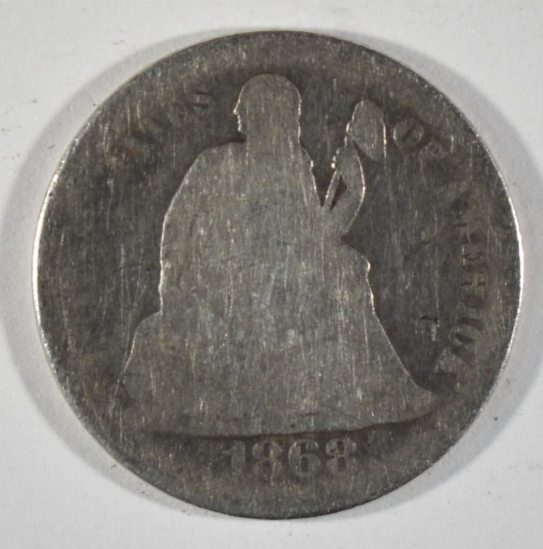 1868-S Seated Dime: Top-rated online Auction House.