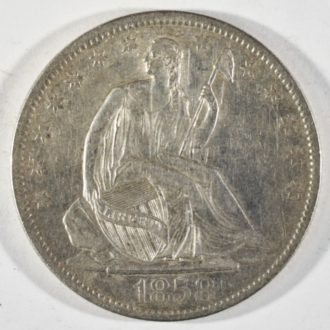 1858-O Seated Half Dollar (1 of 2)