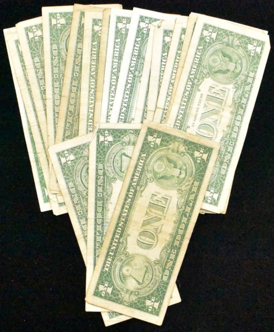 20- $1 Silver Certs - 2