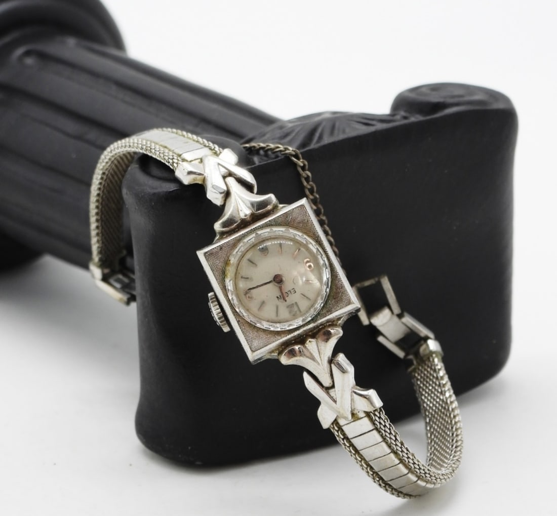 Women's Elgin Clasp Watch Silver-Tone (1 of 1)