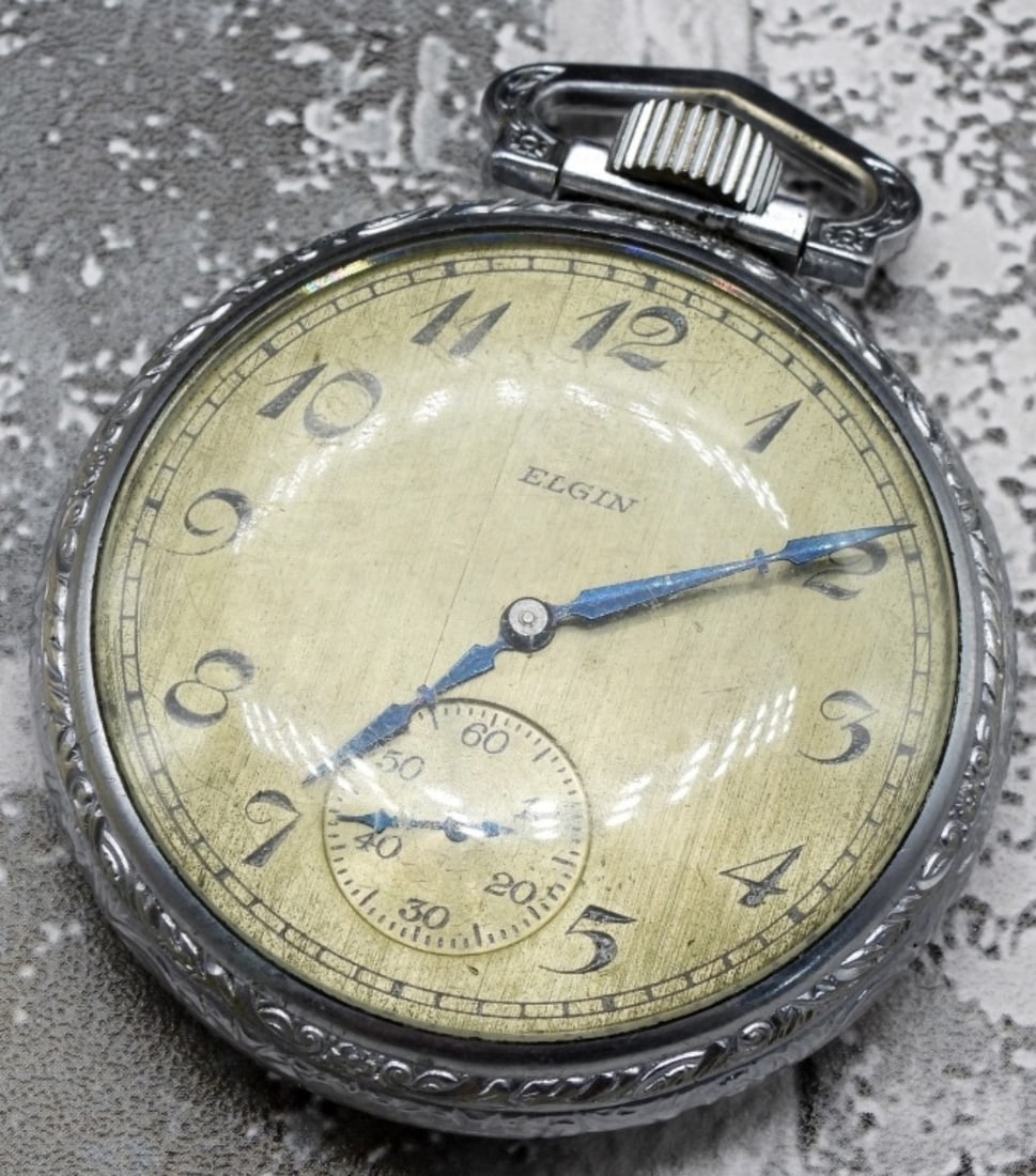 Elgin Open Face Pocket Watch (1 of 3)