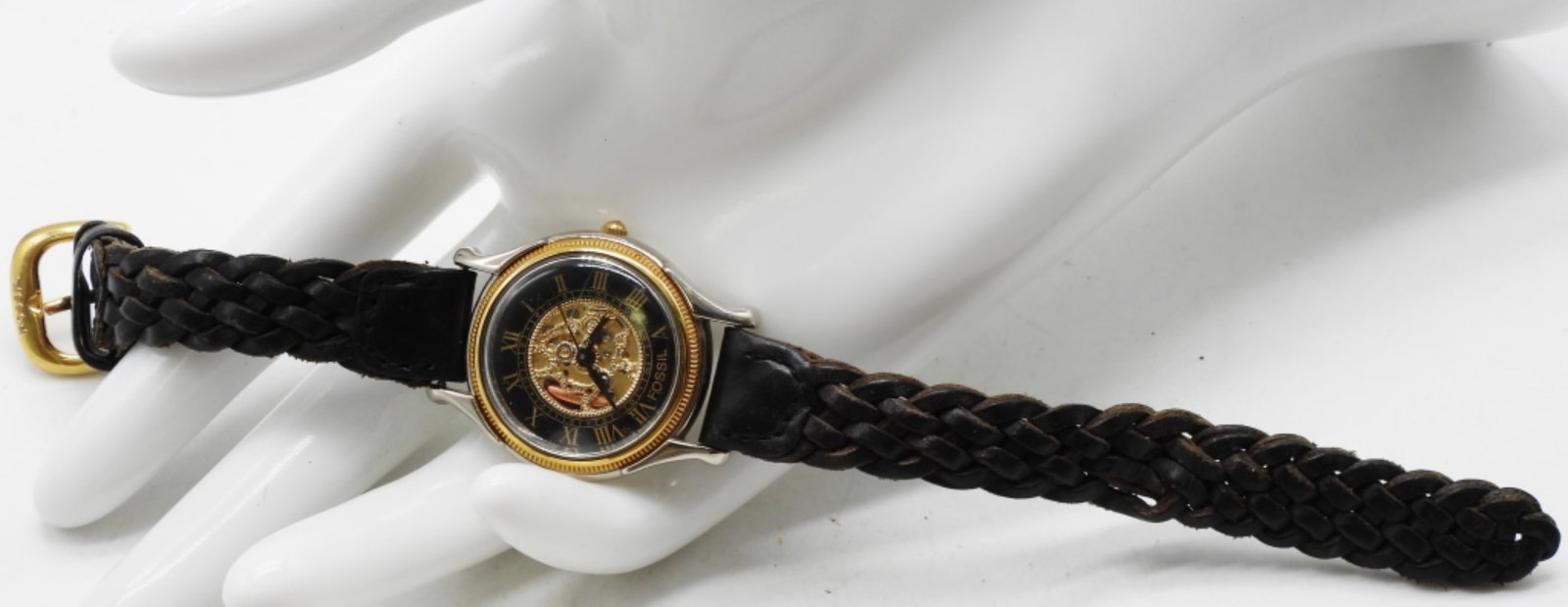 Women's Vintage Fossil Skeleton Watch (1 of 2)