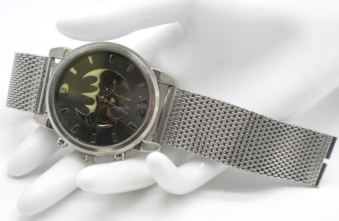 Batman DC Comics Silver-Tone Watch (1 of 2)