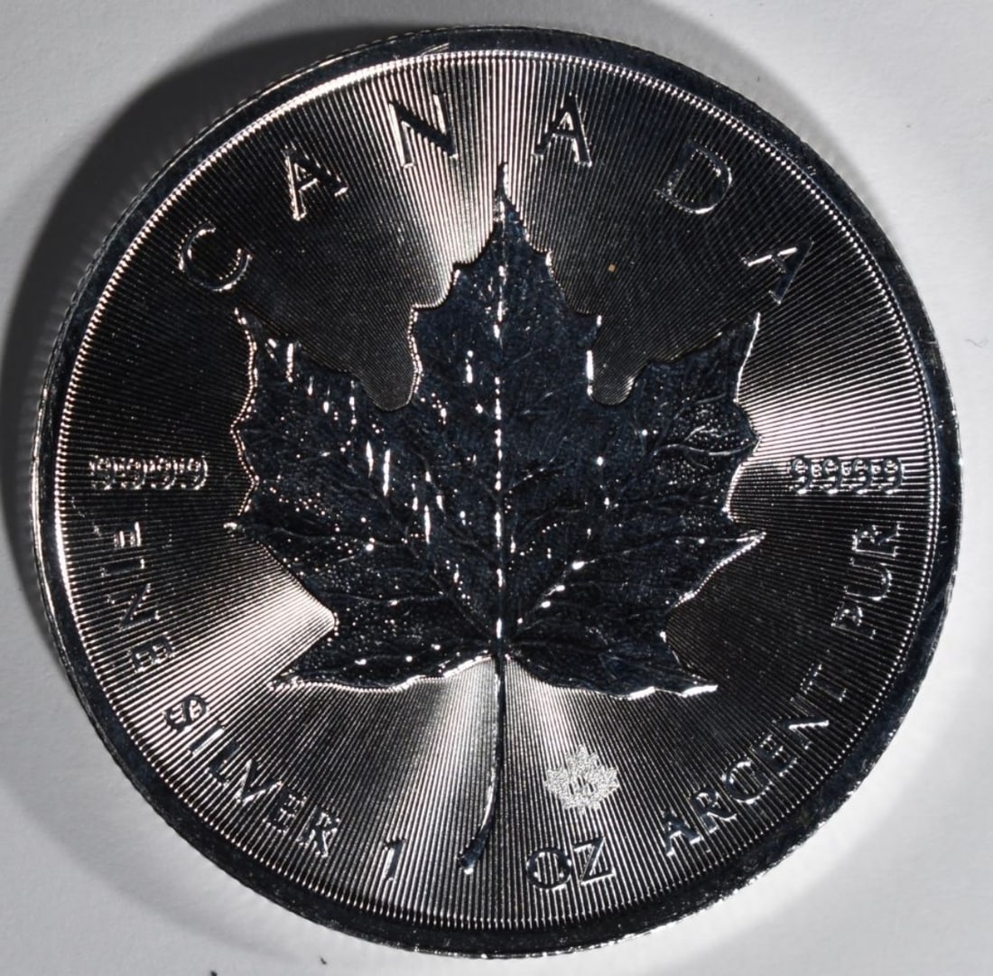 2020 Canada 9999 1oz Silver Maple Leaf (1 of 2)