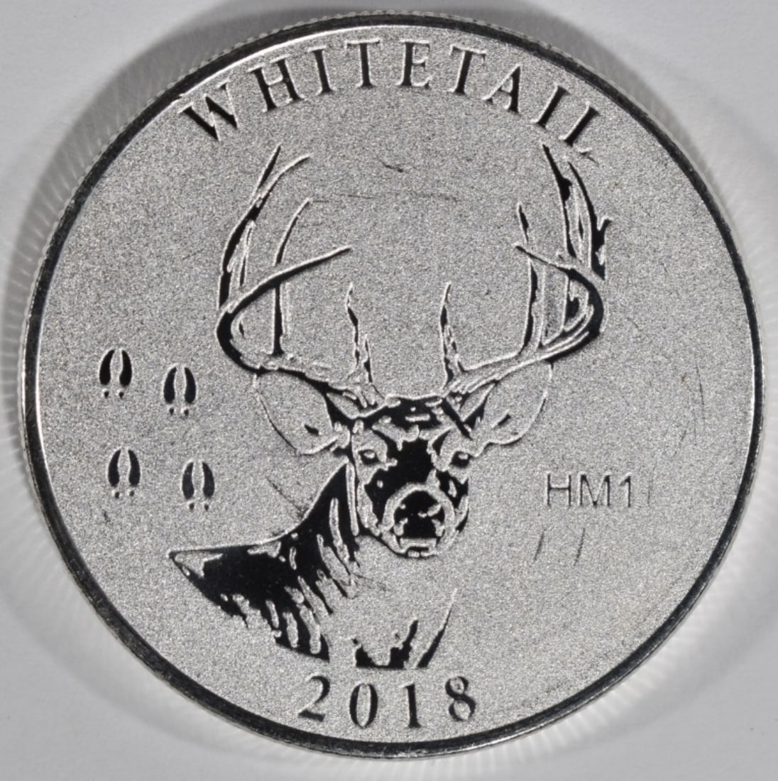 2018 1oz .999 Silver Round- NRA Whitetail: Follow us on Facebook, Instagram, X, and TikTok.